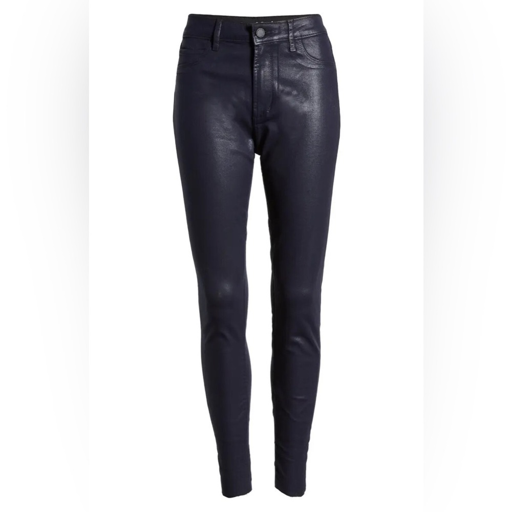 Articles Of Society Hilary Coated High Waist Ankle Skinny Jeans, Size 27